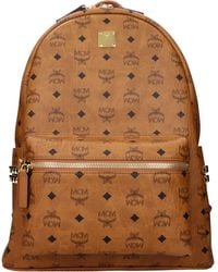 MCM - Zaini E Marsupi Uomo Pelle Marrone/Cognac - Lyst