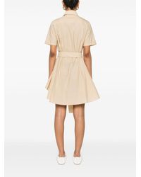 ワンピース LOEWE COTTON CHEMISIER DRESS Short sleeve dress in cotton Black - LOEWE