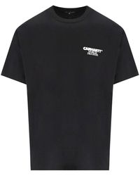 Carhartt - S/S Enten schwarzer T -Shirt - Lyst