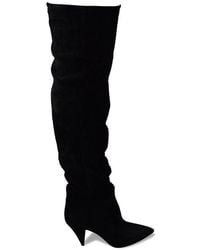 Saint Laurent - Era 85 Over-The-Knee Boots - Lyst