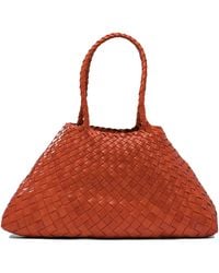 Dragon Diffusion - Santa Croce Gorras de cuero cónico grande Correas de longitud de hombro 44 x23 x14 cm - Lyst
