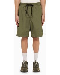 3 MONCLER GRENOBLE - Military Bermuda Shorts With Logo Patch - Lyst