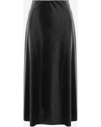 F.it - Stretch Velvet Skirt Polyester - Lyst