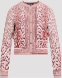 Roberto Cavalli - Jaguar Print Cardigan - Lyst