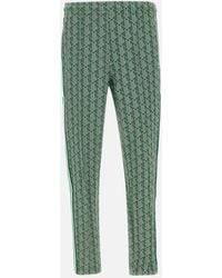 Lacoste - Jacquard Knit Fabric Jogger Trousers - Lyst