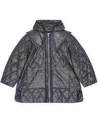 Ganni - Quilted Short Jacket - Lyst
