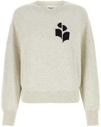 Isabel Marant - Melange Cotton-Wool Blend Marled Knit Sweater - Lyst