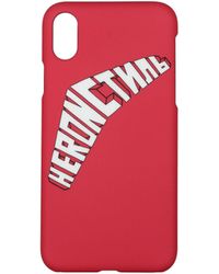 Heron Preston - Porta Iphone Iphone Xs Donna Pvc Fuxia - Lyst