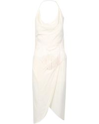 SIMONA CORSELLINI - Jurken Cream - Lyst