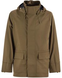 K-Way - Erhal Tech Wool Blend Chaqueta con capucha - Lyst