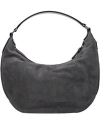 Jimmy Choo - Bets Shoulder Bags Suede/Storm - Lyst