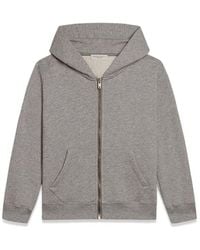 Golden Goose - Journey/ Boy's Zipped Sweatshirt Hoodie/ Melange Cotton Stolen From Golden Print - Lyst