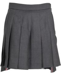 Thom Browne - Thigh Length Dropped Back Pleated Skirt - Lyst