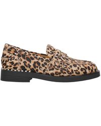 Ash - Schoenen ,Bruin ,Gevlekte Mocassin Sandalen - Lyst