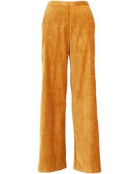 forte_forte - Strong, Strong, High Waisted Trousers With A Double Velvet Waist - Lyst