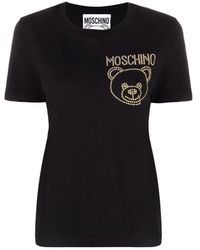 Moschino - Cotton Logo T-shirt - Lyst