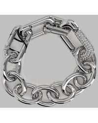Marc Jacobs - Chunky Chain Link Bracelet With Crystal Accent - Lyst
