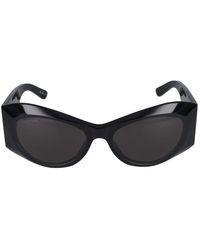 Balenciaga - Zonnebrillen Bb0394 S 001 Zwart Zwart Grijs /19/145 - Lyst