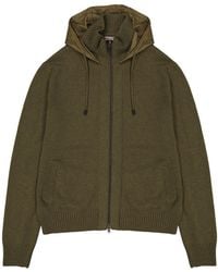 Herno - Cashmere Zipped Sweater - Lyst