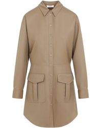 Celine - Wool Mini Dress - Lyst