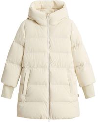 Woolrich - Padded Jacket With High Collar - Lyst