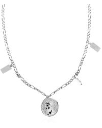 Hermina Athens - Hermina Athen Hermis Small Matte & Charms Halskette - Lyst