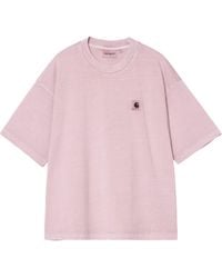 Carhartt - T Shirt W' S/S Nelson Hortensia - Lyst