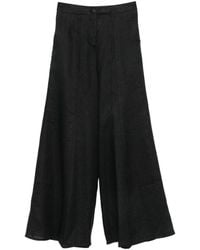 Semicouture - Kym Linen Trousers - Lyst