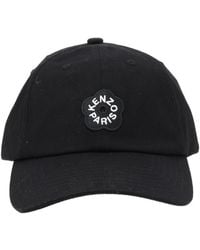 KENZO - Cotton Hat - Lyst
