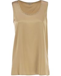 Antonelli - Sleeveless Silk Stretch Top - Lyst
