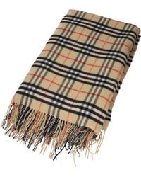 Burberry - Home Accessories Blanket Cashmere/Sand - Lyst