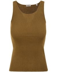 Aspesi - T Shirts En Polos Donker Geel - Lyst