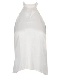 LA ROSE - Tank Top Silk - Lyst