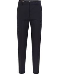 Weekend by Maxmara - Fin de semana los pantalones de cigarrillo de lana de canon max mara - Lyst