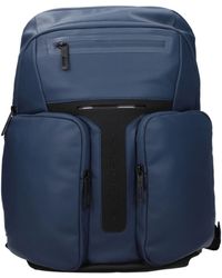 Piquadro - Herrens Rucksäcke und Gürteltaschen aus blauem Stoff - Lyst