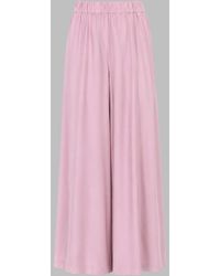 Nude - Wide-Leg Viscose Pants - Lyst