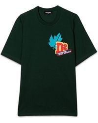 DSquared² - T-shirt With Front Applied Patch Unisex - Lyst