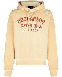 DSquared² - 'cipro' Zandkatoenen Sweatshirt - Lyst