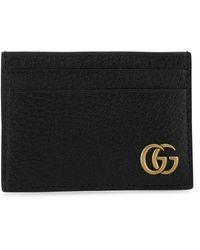 Gucci - Leather Marmont Card Holder - Lyst