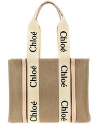Chloé - Mittelgroßer Woody Shopper - Lyst