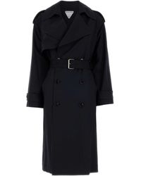 Bottega Veneta - Wool Trench Coat - Lyst