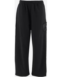 Billionaire - Cotton Pants With Logo - Lyst