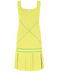Bottega Veneta - Acid Viscose Blend Dress - Lyst