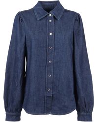 7 For All Mankind - Puff Sleeves Shirt Halona - Lyst