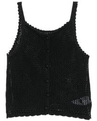 DUNST - Linen And Cotton Blend Top - Lyst