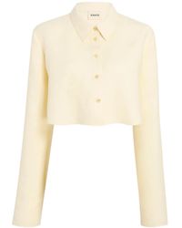 KHAITE - Blouse Met Knopen - Lyst