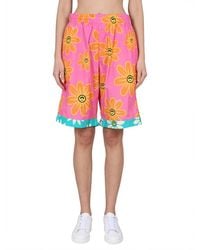 Barrow - Sunflower Print Bermuda Shorts - Lyst