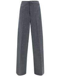 Jil Sander - Pantaloni Classici Di Lana Di - Lyst