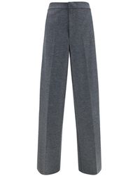 Jil Sander - Wool Classic Broek - Lyst