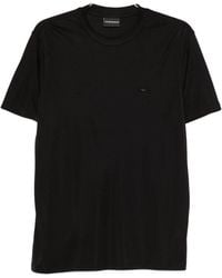 Emporio Armani - Modal And Silk Blend T-Shirt - Lyst